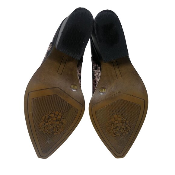 Vince Camuto VC-Gigietta Mauve Multitricolor Snake Skin Boots Size 8M - Picture 8 of 11